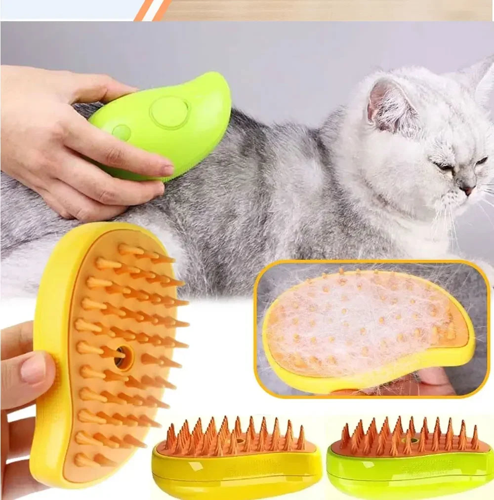 Electric Steamy Grooming Brush