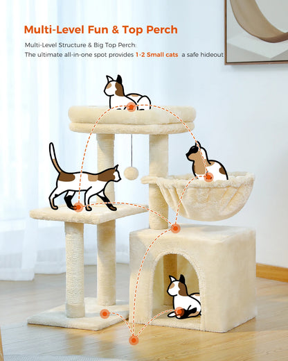 Cat Tower With Removable Top Perch