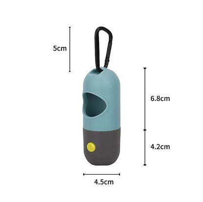 Bag Dispenser with Flashlight