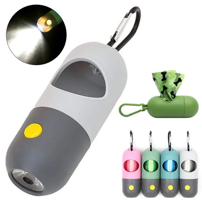 Bag Dispenser with Flashlight