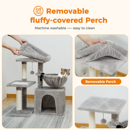 Cat Tower With Removable Top Perch