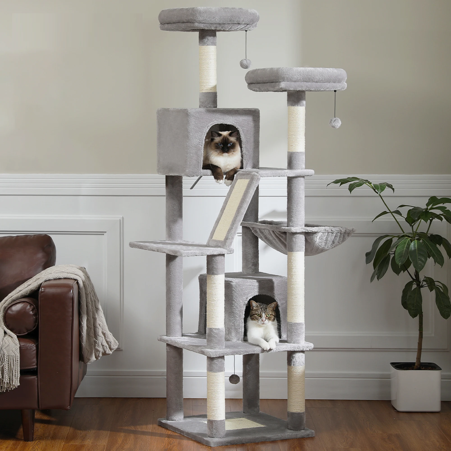 Large Cat Tower for Indoor Cats