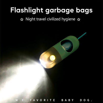 Bag Dispenser with Flashlight